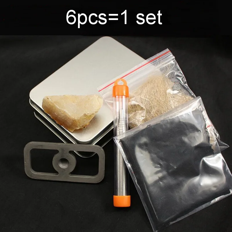 

Fire picking fire wilderness survival equipment outdoor development training old-fashioned fire EDC tool meteorite