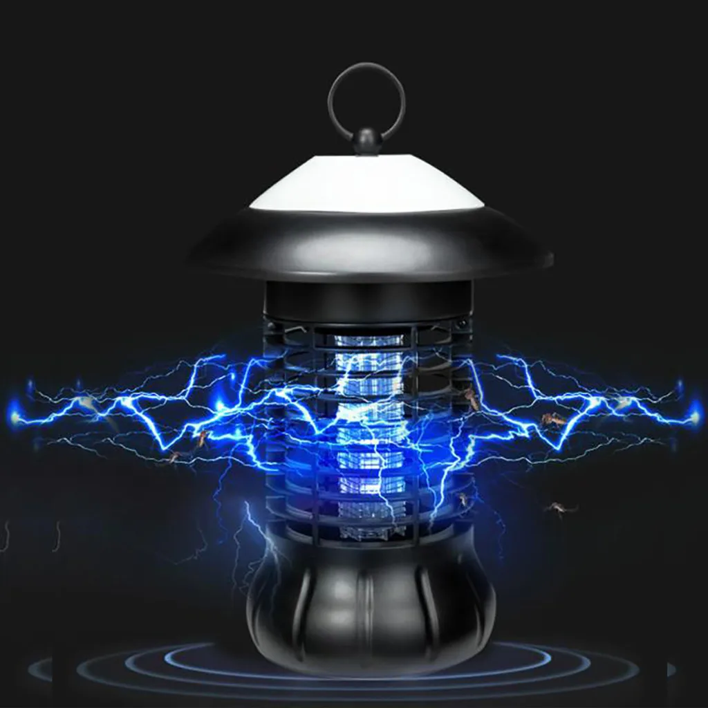 

2019 New Solar Insect Zapper Mosquito Killer Bug Trap Electric Pest Fly Catcher Terminato Lawn light garden mosquito killer
