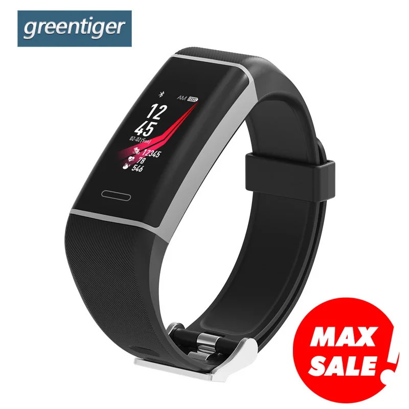 Greentiger W7 smart bracelet GPS heart rate smart wristband fitness tracker Music Control Sport Smart band PK Mi Band 3