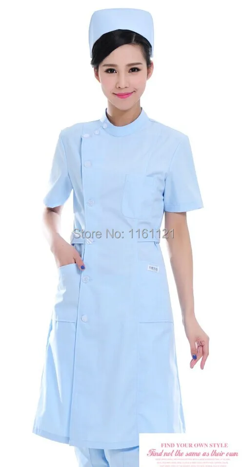 Lab Coat New Women Fashion And Comfortable Nursing Uniform Long Gown