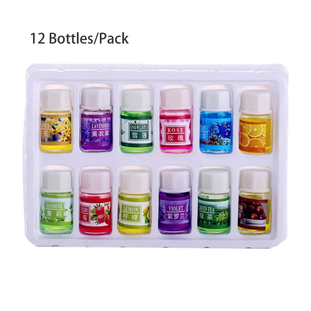 12 زجاجات/حزمة النباتات الطبيعية العطر 3 ملليلتر عطر الروائح المرطب الضروري النفط ل ديي النفط تنقية الهواء الساخن الجمال