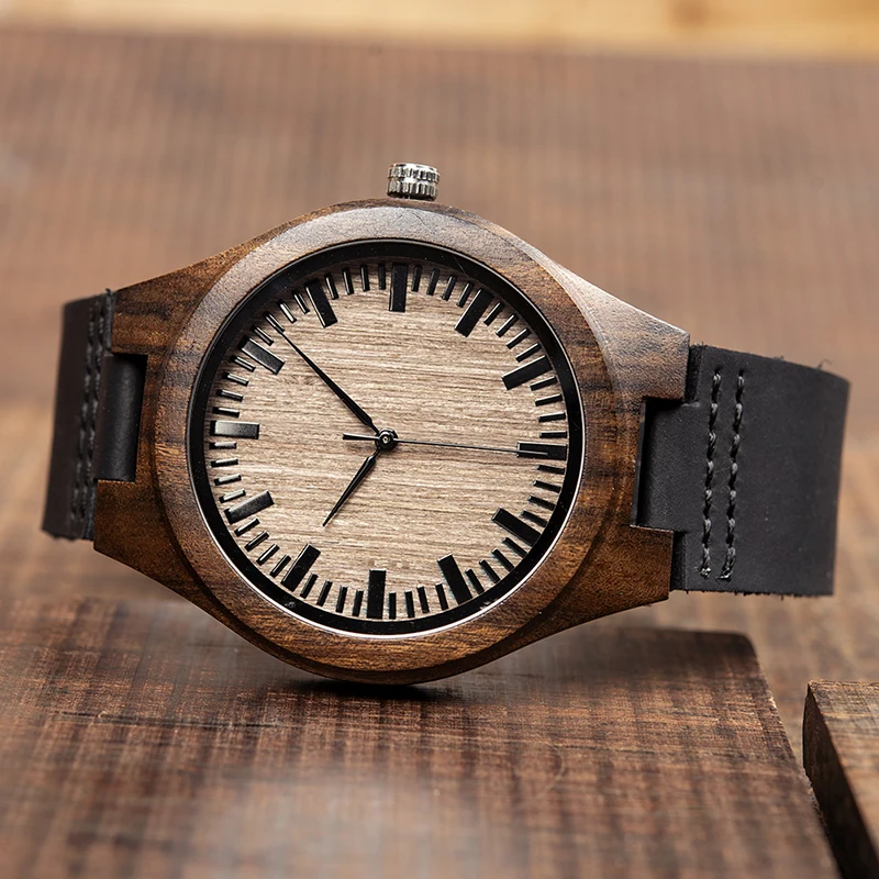 relogio masculino BOBO BIRD Ebony Wood Watch Men Japan Movement Quartz Wooden Timepieces erkek kol saati Men's Gift Accept Logo relogio masculino BOBO BIRD Ebony Wood Watch Men Japan Movement Quartz Wooden Timepieces erkek kol saati Men's Gift Accept Logo