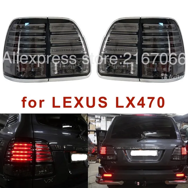 Tail Lights LED fits LEXUS LX470 2002 2003 2004 2005 2006 2007 Rear Lamps SET LEFT + RIGHT PAIR