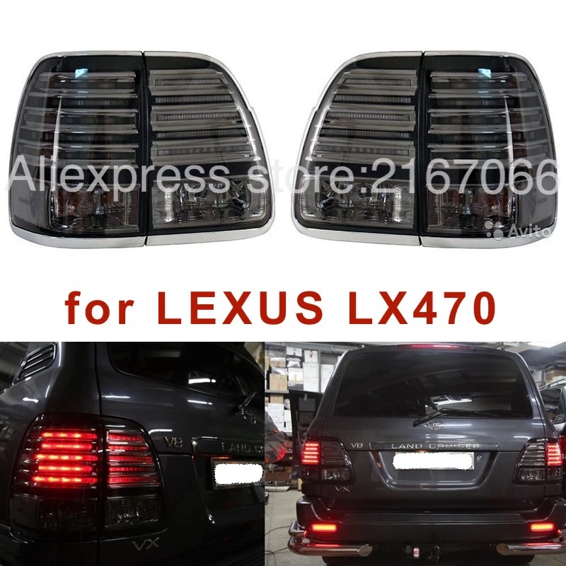 Tail Lights Led Fits Lexus Lx470 2002 2003 2004 2005 2006 2007 Rear