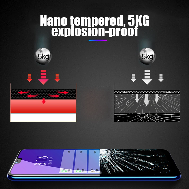 TOMKAS 6D Glass For Xiaomi Redmi Note 6 Pro Glass Case Redmi Note 5 Pro 6 6A 5 Plus For Xiaomi Mi 8 Lite A1 A2 Lite Pocophone F1