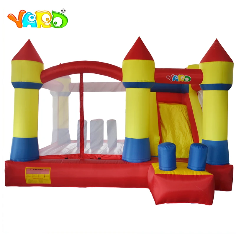 YARD Free Balls Inflatable Trampoline Obstacle Course Slide Blower Inflatable Bouncer Castle Ship By Express Christmas