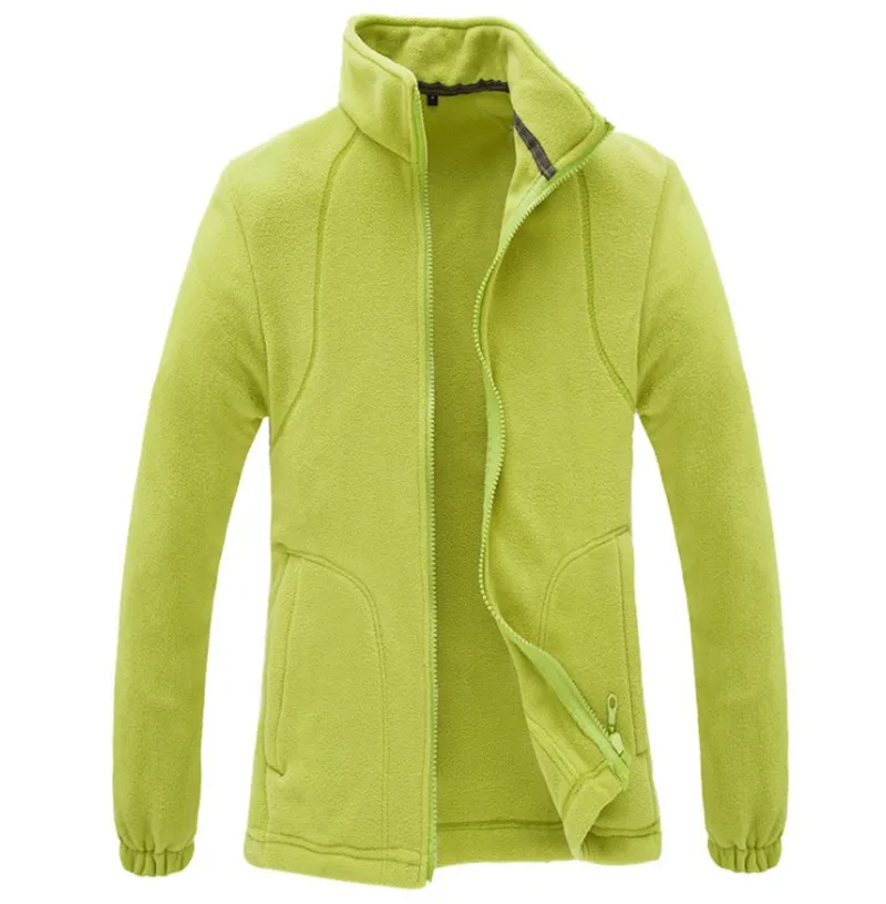 Хит, зимние теплые одноцветные флисовые спортивные горные куртки для охоты, флисовые куртки для альпинизма, походов на открытом воздухе - Цвет: women  01