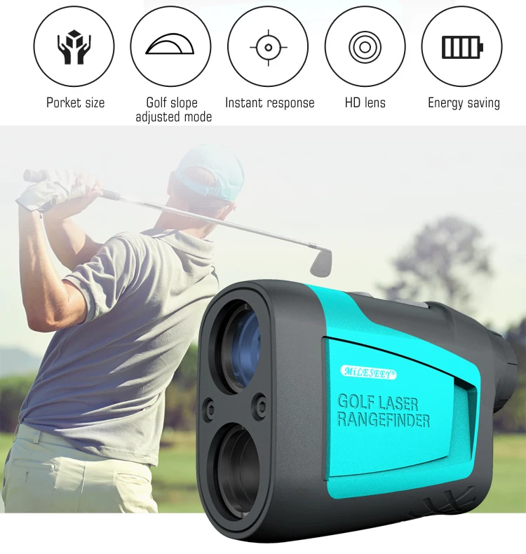 

MiLESEEY PF210 Measurement Range 600m Telescope Laser Rangefinder Measure Distance Meter 6X Monocular for Hunting Golf