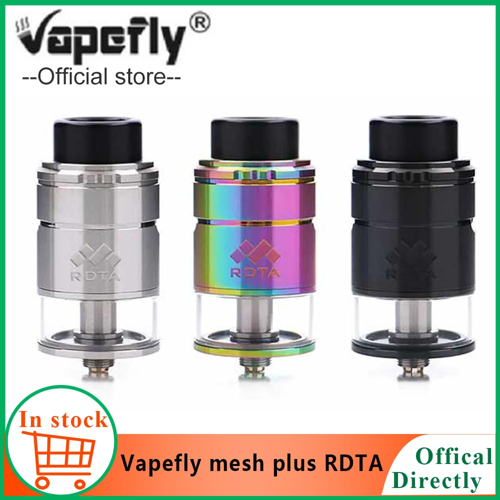 Оригинальный vapefly mesh plus RDTA PK digiflavor pro tank электронная сигарета атомайзер для vape box