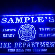 DZ055-пожарный отдела пожарные бар светодиодный знак неонового света