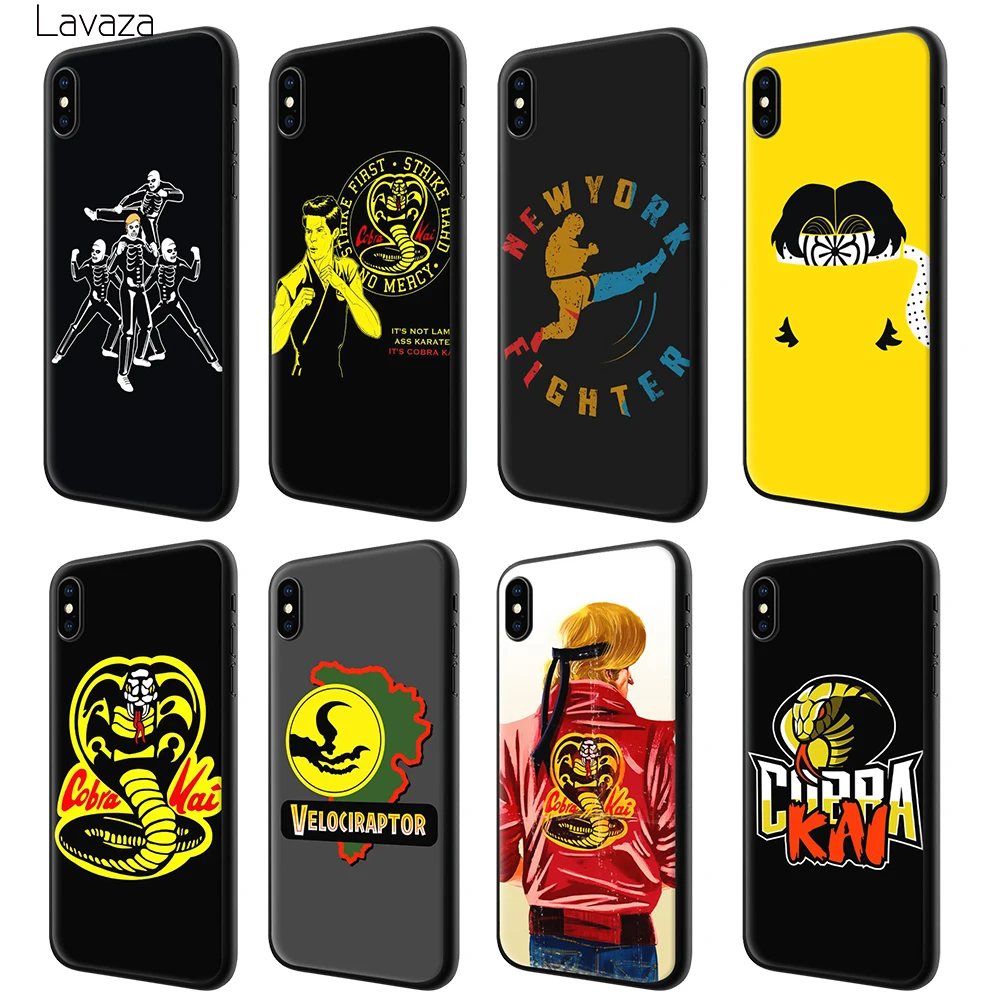 

Lavaza Cobra Kai Logo Soft Silicone Case Cover for Apple iPhone 6 6S 7 8 Plus 5 5S SE X XS MAX XR TPU Cases