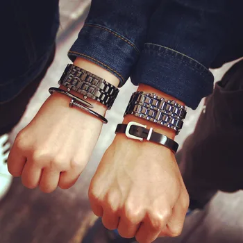 

Fashion Casual Creative Womens Mens Digital Watch Simple Rectangle Style LED Display Lovers Watches Stainless Steel Wrist Watch