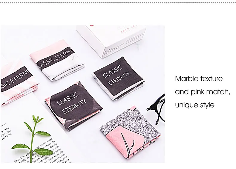 5 pcsMarble pattern Cleaner Clean Glasses Lens Cloth Wipes For Sunglasses Microfiber Eyeglass Cleaning Cloth For Camera Computer  Cleaner1 (5)