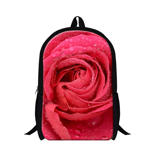 Dispalang 3D flower printing girl's school backpack,fashion schoolbag ...