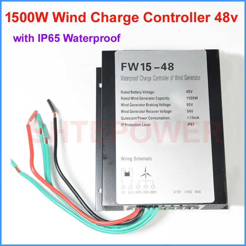 Ip67 Waterproof Wind Charger Controller 1500w Ac 48v Wind Turbines Generator Free Shipping Three Phase Ac Solar Controllers Aliexpress