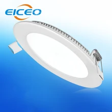 EICEO) ультратонкий Светодиодный Панель свет Прожектор Лампа плоские круглые квадратные Гостиная тонкий потолочный светильники встраиваемые светильники