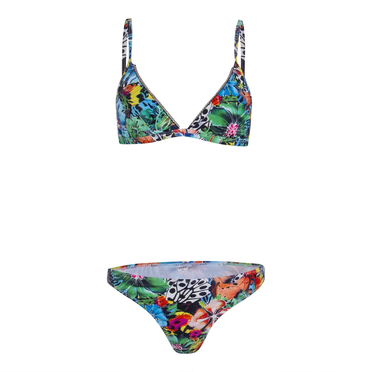 Summer Women Swimwear Bandage Bikini Set Push up Padded Bra Bathing