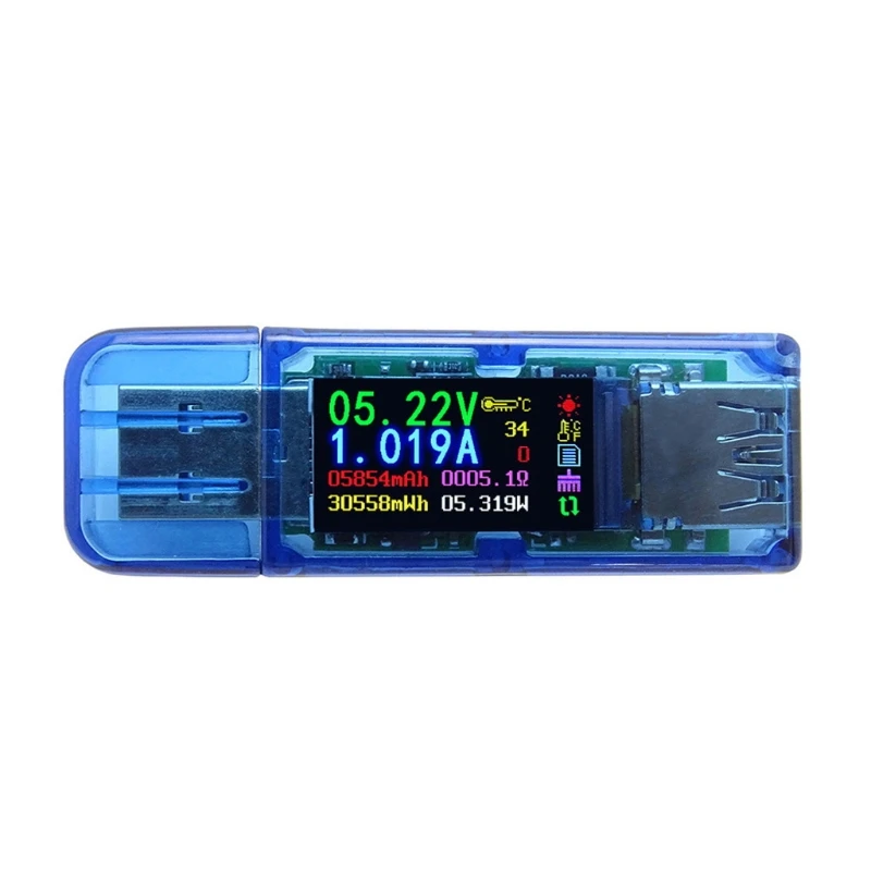 

AT34 USB 3.0 Color Display Tester LCD Voltmeter Ammeter Voltage Current Meter Hot