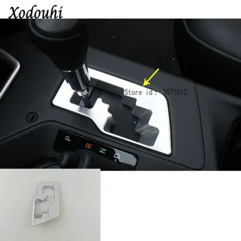 

For Toyota RAV4 2016 2017 2018 car ABS Chrome inner middle handbrake Gear Panel Shift Stall Paddles cup switch frame lamp trim
