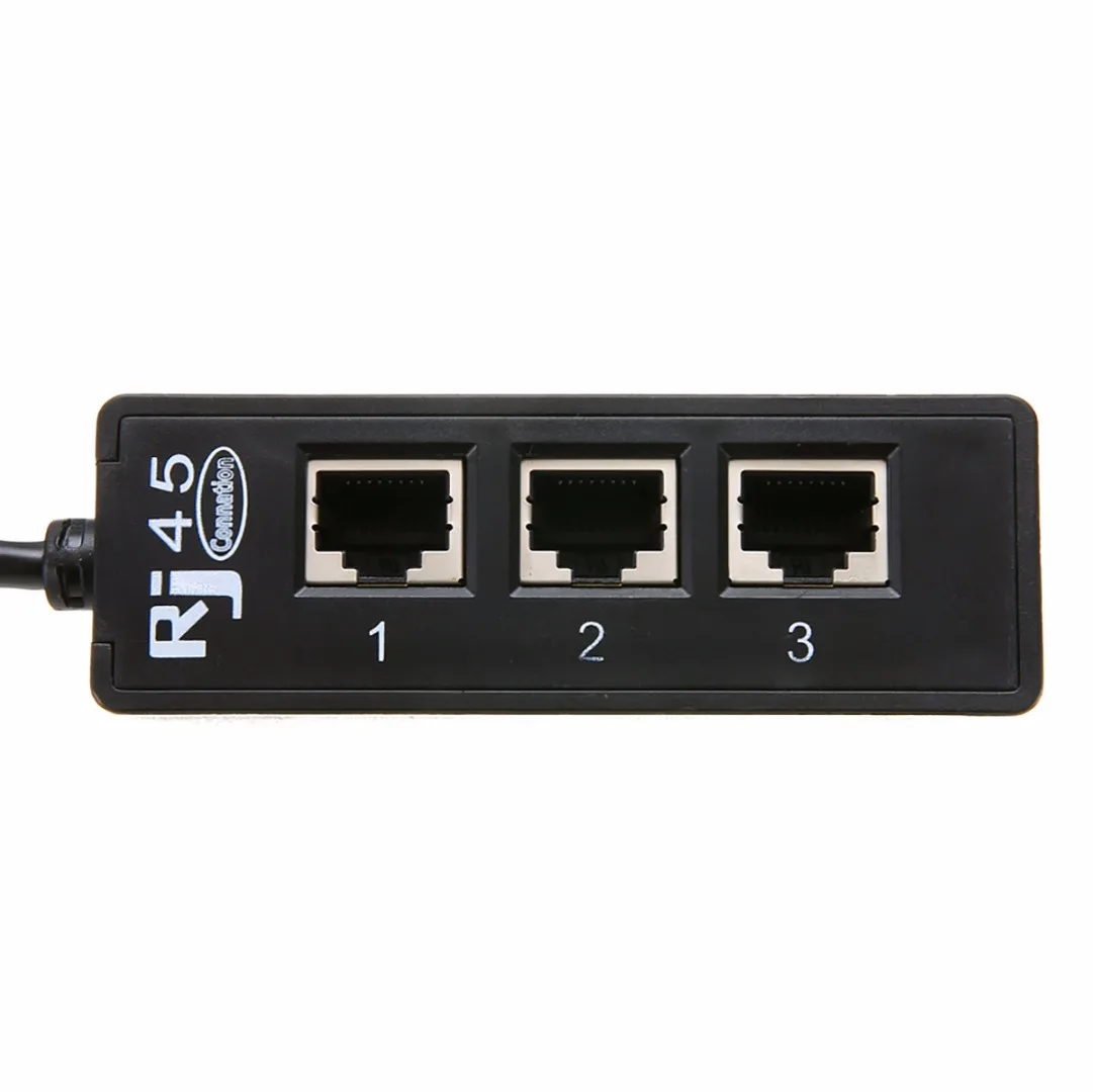 Разветвитель для разъема майitr 1 шт. 3 Ethernet сетевой LAN RJ45 высокое качество адаптер
