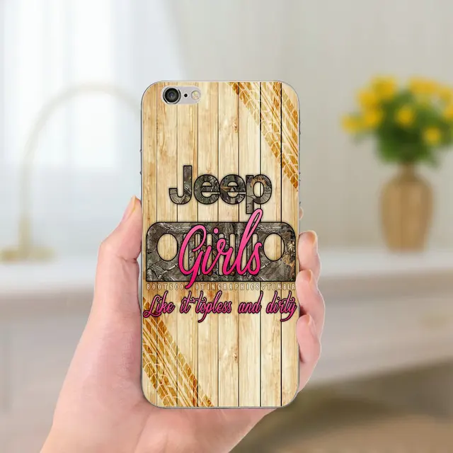 Jeeps Wrangler Soft TPU Phone Cases for iPhone 8 7 6 6S Plus X 5 5S SE