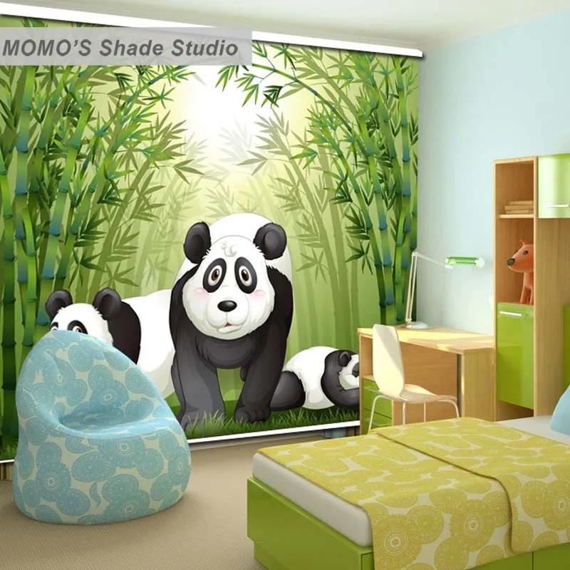 MOMO Panda рулонные шторы затемненные дизайнерские оконные шторы покраска занавески рулонные шторы Тепловая ткань Индивидуальный размер, Алиса 311-315