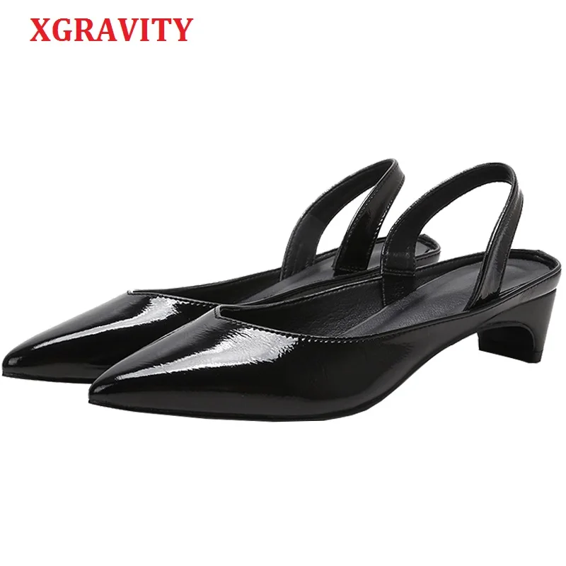 XGRAVITY Abnormal Shoes Sexy New Fashion Pointed Toe Dress Shoe Ladies ...