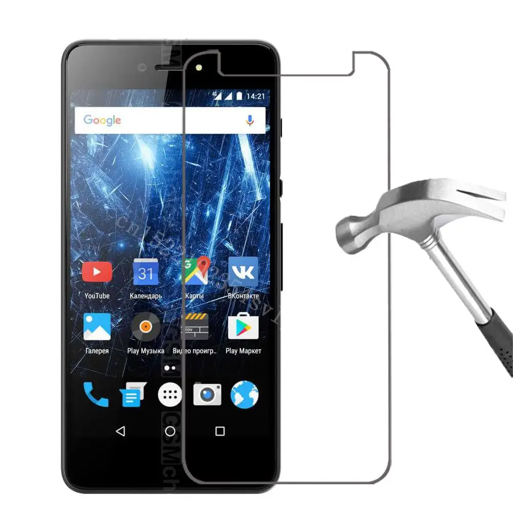 

Smartphone 9H Tempered Glass for Highscreen razar/razar pro Protective Film Screen Protector cover phone