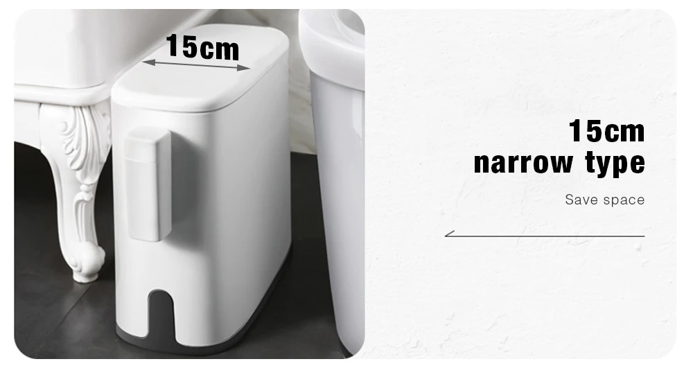 Многофункциональный 11L пластиковый узкий тип мусорный бак, туалетный дежатель для мусоного ведра, корзина для мусора, ведро для мусора, инструмент для чистки ванной комнаты