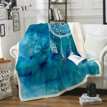 

Blanket Air Conditioning Blanket Thickening Double-layer Fur 3d Digital Printed Blanket Windbell Series Supply Drop Shipping