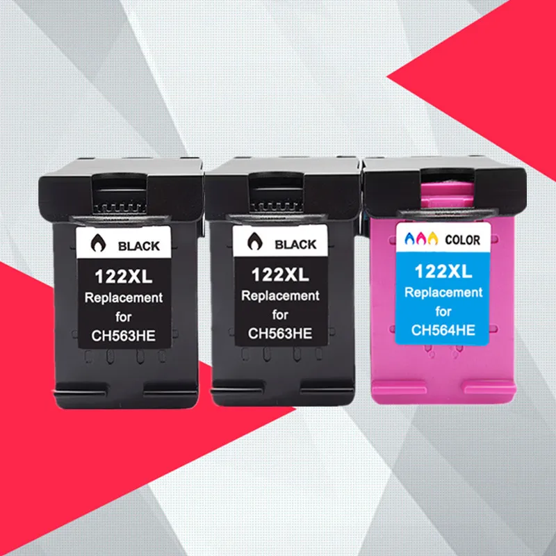 Cartucho de tinta Compatible con hp 122, para HP 122, Deskjet 1000, 1050,  2000, 2050s, 3000, 3050A, 3052A, 3054, 1010, 1510, 2540, 122XL|Cartuchos de  tinta| - AliExpress