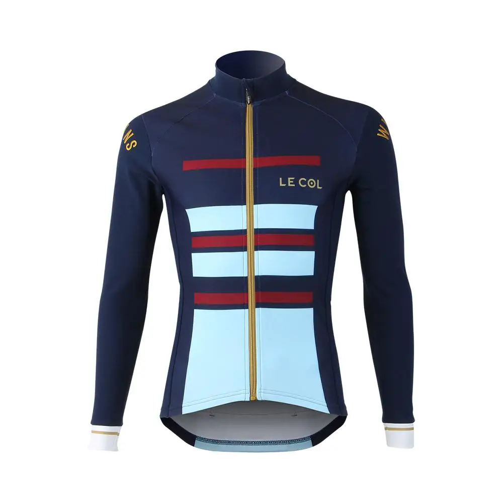 Wiggins Мужская зимняя одежда для велоспорта Теплая Флисовая одежда ropa ciclismo maillot для велоспорта профессиональная команда для езды на велосипеде Джерси - Цвет: jerseys