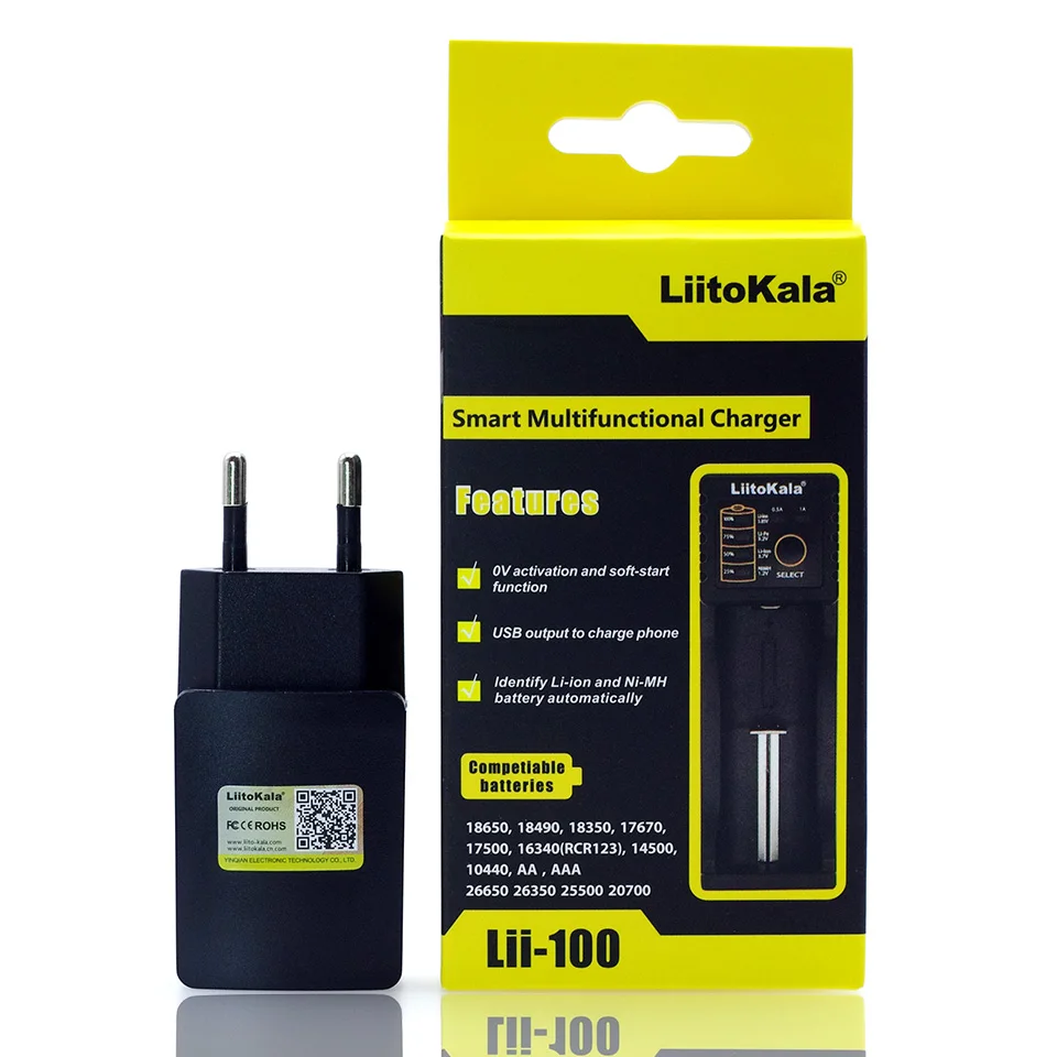 Liitokala Lii-402 Lii-202 100 18650 зарядное устройство 1.2 В 3.7 В 3.2 В 3.85 В AA/AAA 26650 16340 NiMH литиевый аккумулятор, зарядное устройство+ 5 В 2A зарядное устройство