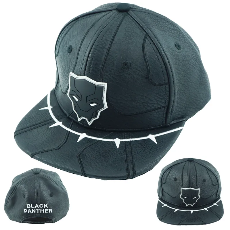 Superhero Black Panther Hat Baseball Snapback Caps Adjustable Hip Hop