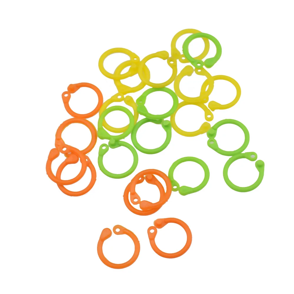 Силиконовые маркеры для вязания с коробкой 24 шт./компл.|stitch markers|crochet locking stitch