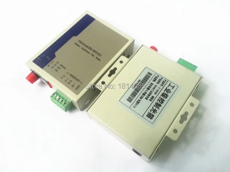 Hot Sale 2 pcs/lot RS485/422 to Optic Fiber Modem Single mode FC fiber port 20km rs485/422 to ethernet fiber converter