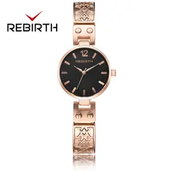 Для женщин браслет часы Золотая Роза часы для дам возрождение Элитный бренд платье необычные наручные часы женский Relogio Feminino 2018