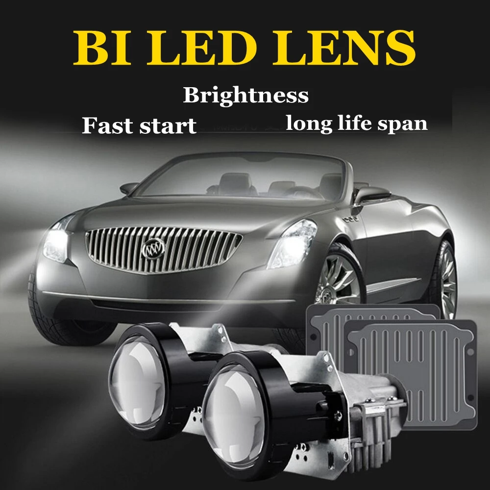 Buy 35W 3.0inch BI LED projector lens car retrofit