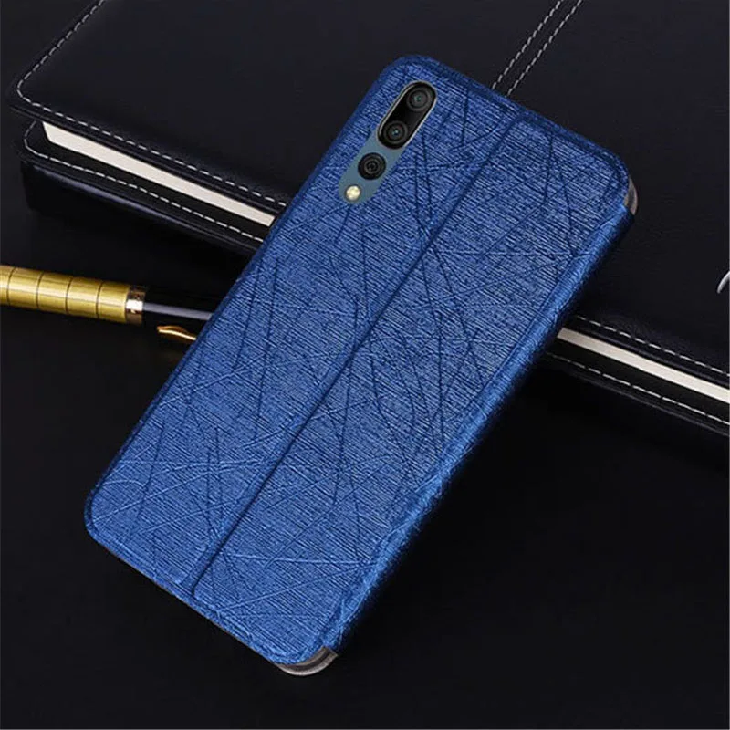 Чехол Triseoly для huawei P20 Pro простой роскошный флип-чехол из искусственной кожи Plus |