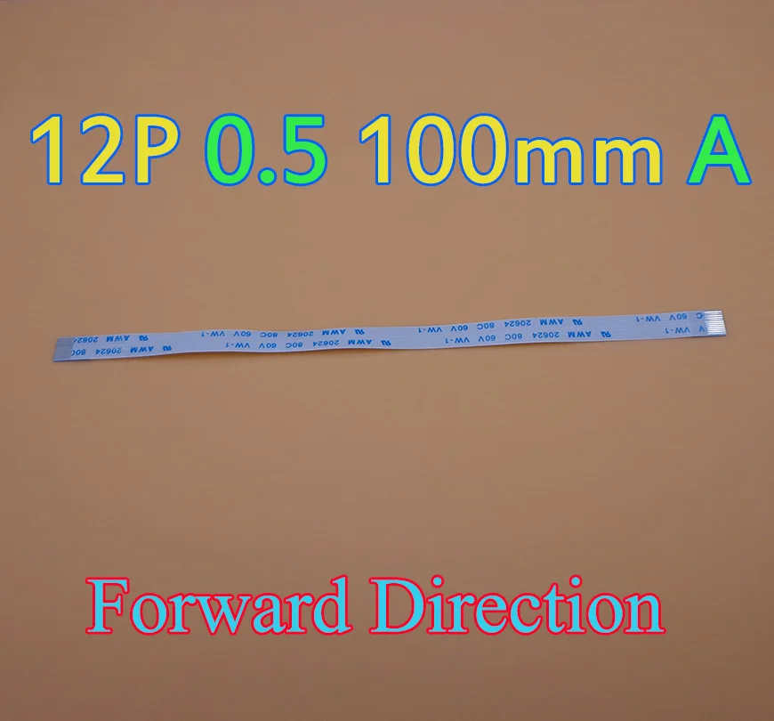 15pcs AWM 20624 80C 60V VW 1 FFC FPC flat flexible cable 0.5mm pitch 12 ...