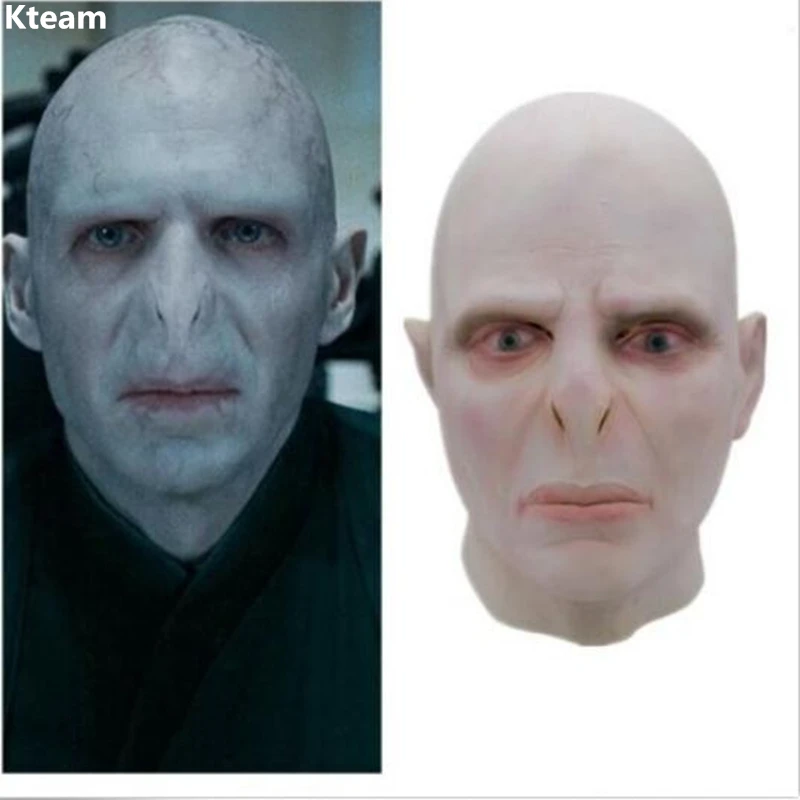 

New Famous Movie Harry Potter Lord Voldemort Mask Masque boss Latex Masks Cosplay Scary Minecraft Terrorizer Mask Alien UFO Toy