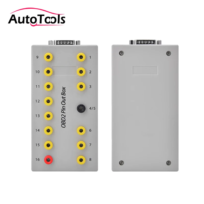 OBD2 пробойная коробка 16 pin для автомобиля, коробка для вырыва obd2, коробка для вырезания штифта автомобиля