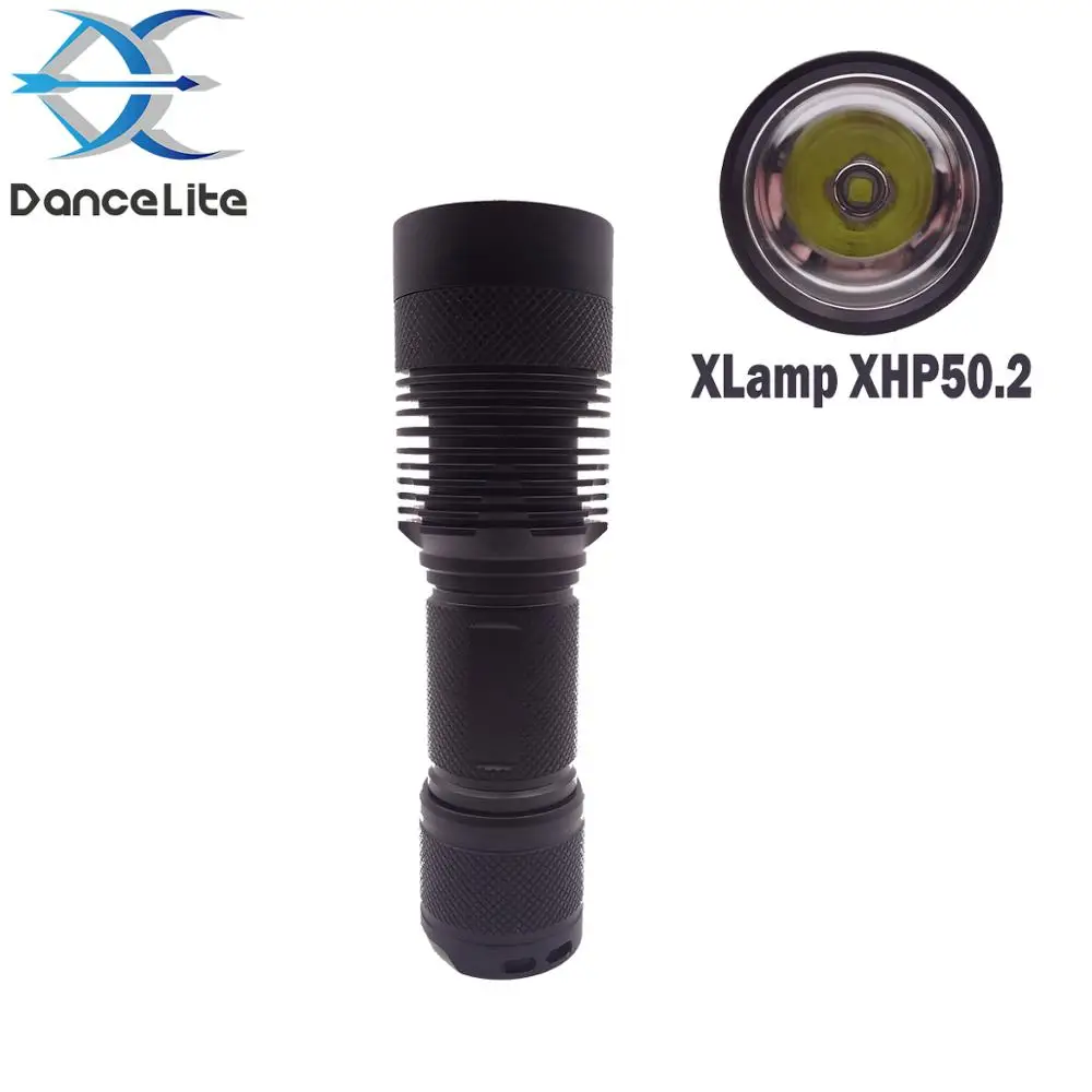 

DanceLite C8.2 2600lm XHP50.2 Powerful LED Flashlight Tactical Self-Defense Handy Torch Lantern