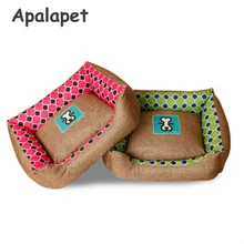 Big Size Large Dog Cat Bed Kennel Mat Soft Fleece Pet Puppy Warm Bed House Plush Size House For Dog Pet House Detachable Mat