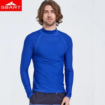 

Sbart 2018 men rash guard Surfing Diving Suits Swimwear Long Sleeve suit swim Snorkeling Suit surf shirt rashguard Tight l