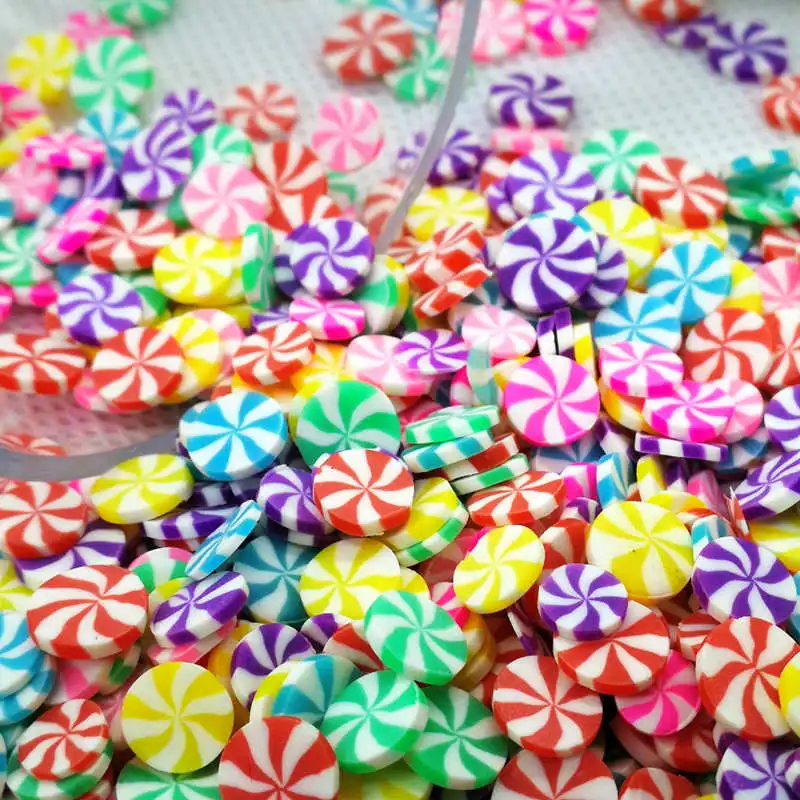 5mm Round Mixed Color Polymer Clay Fake Candy Slime fillers|Polymer Clay Party Decoration Confetti|DIY Sprinkles Decorations