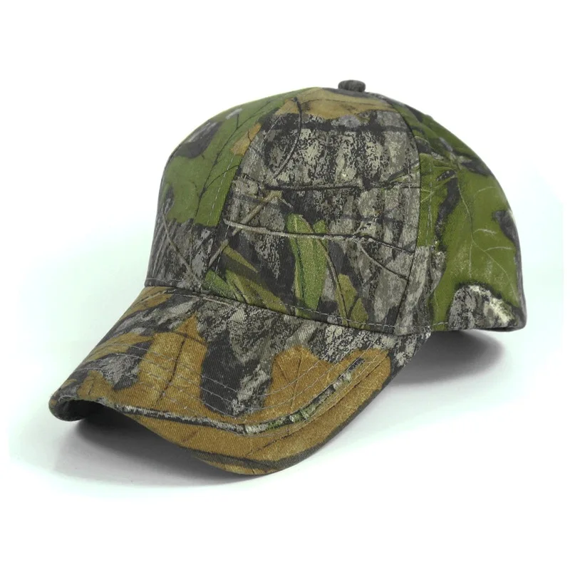 

breathable cotton bionic camouflage hunting camouflage cap Leaves cap covert Leisure caps unisex