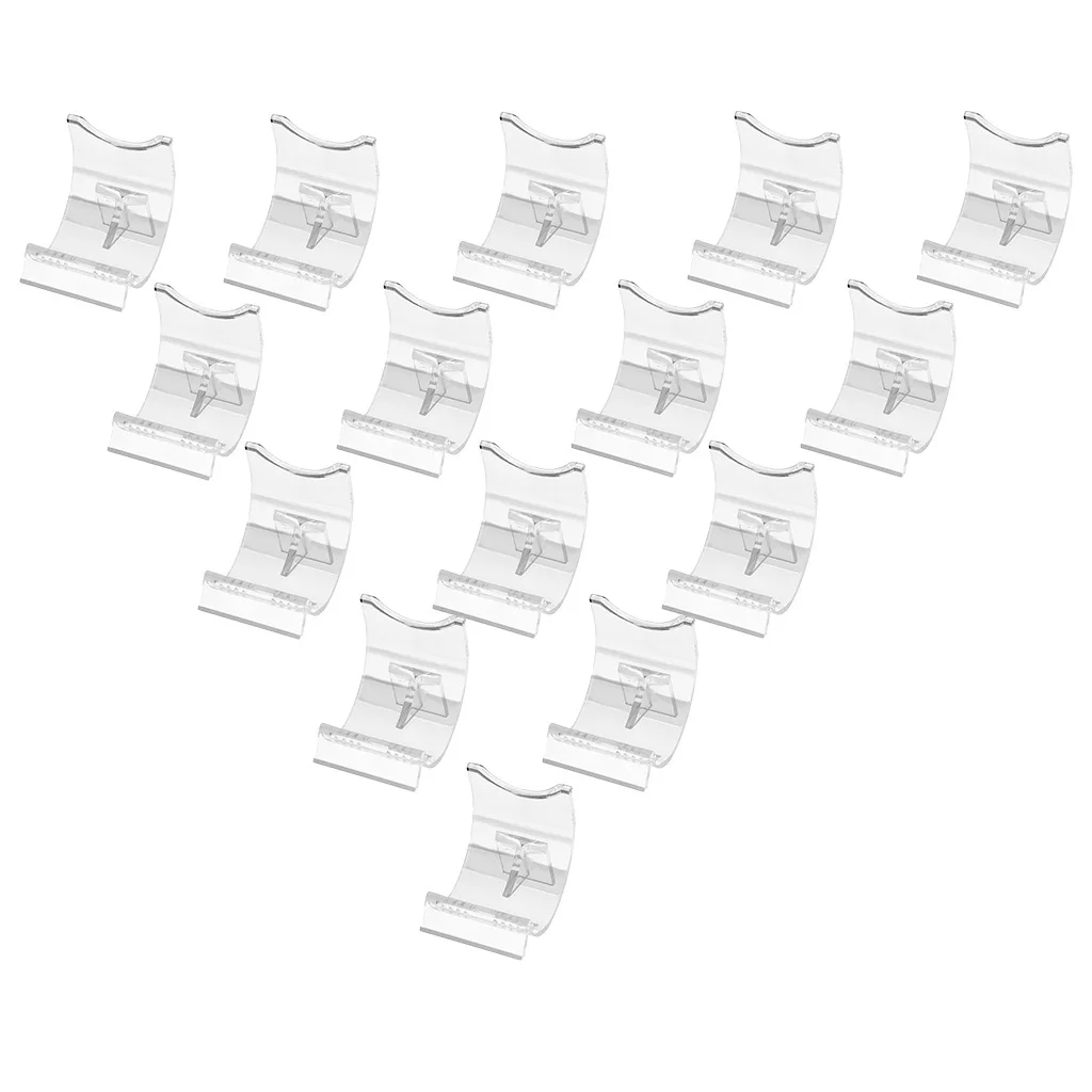15PCS Acrylic Lighter Display Stand Clear Holder Support Lighter Display Rack for Lighters Durable Cigar Accessories 