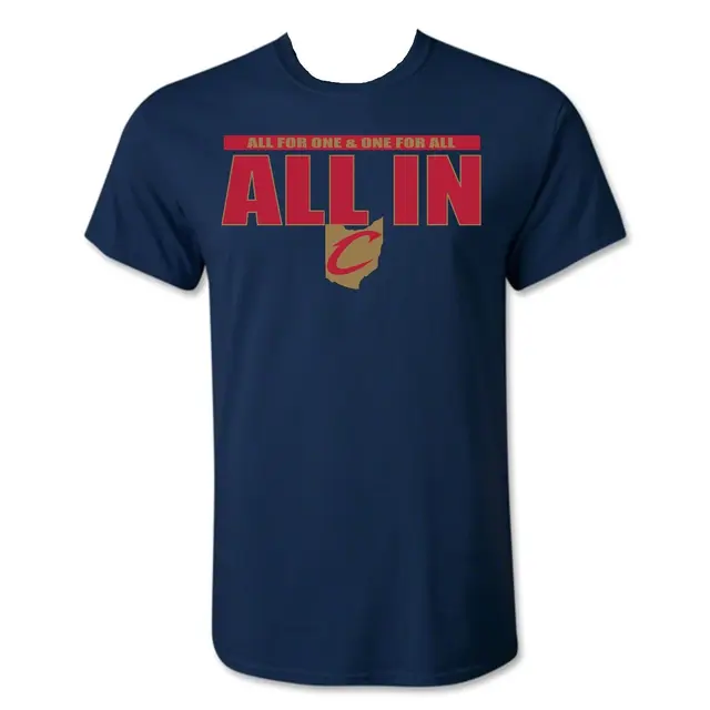 All In All for One & One for All Cavs Playoff T Shirt S 2XL T Shits