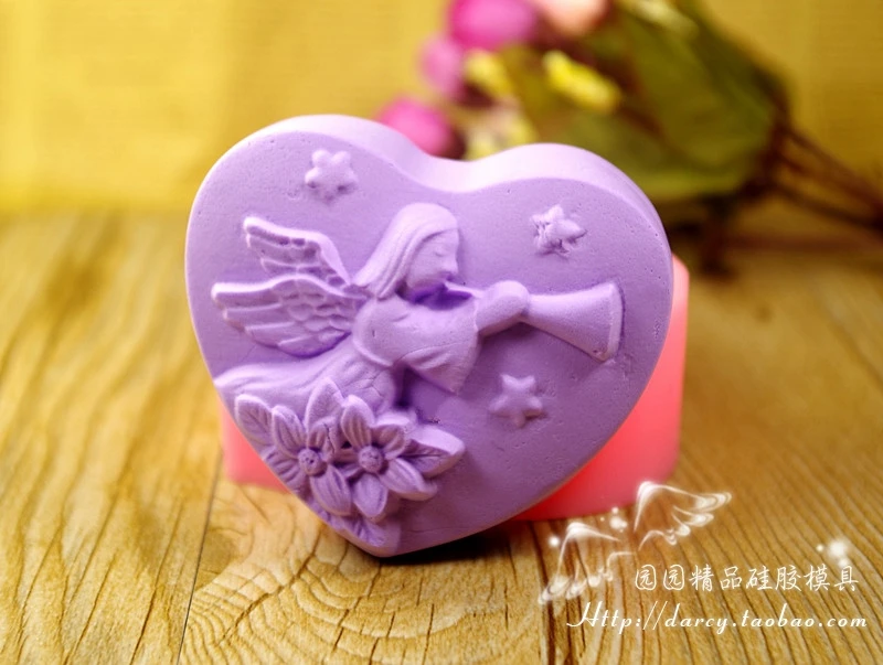 

Angel Silicone Soap mold DIY Handmade Craft 3d soap molds S287
